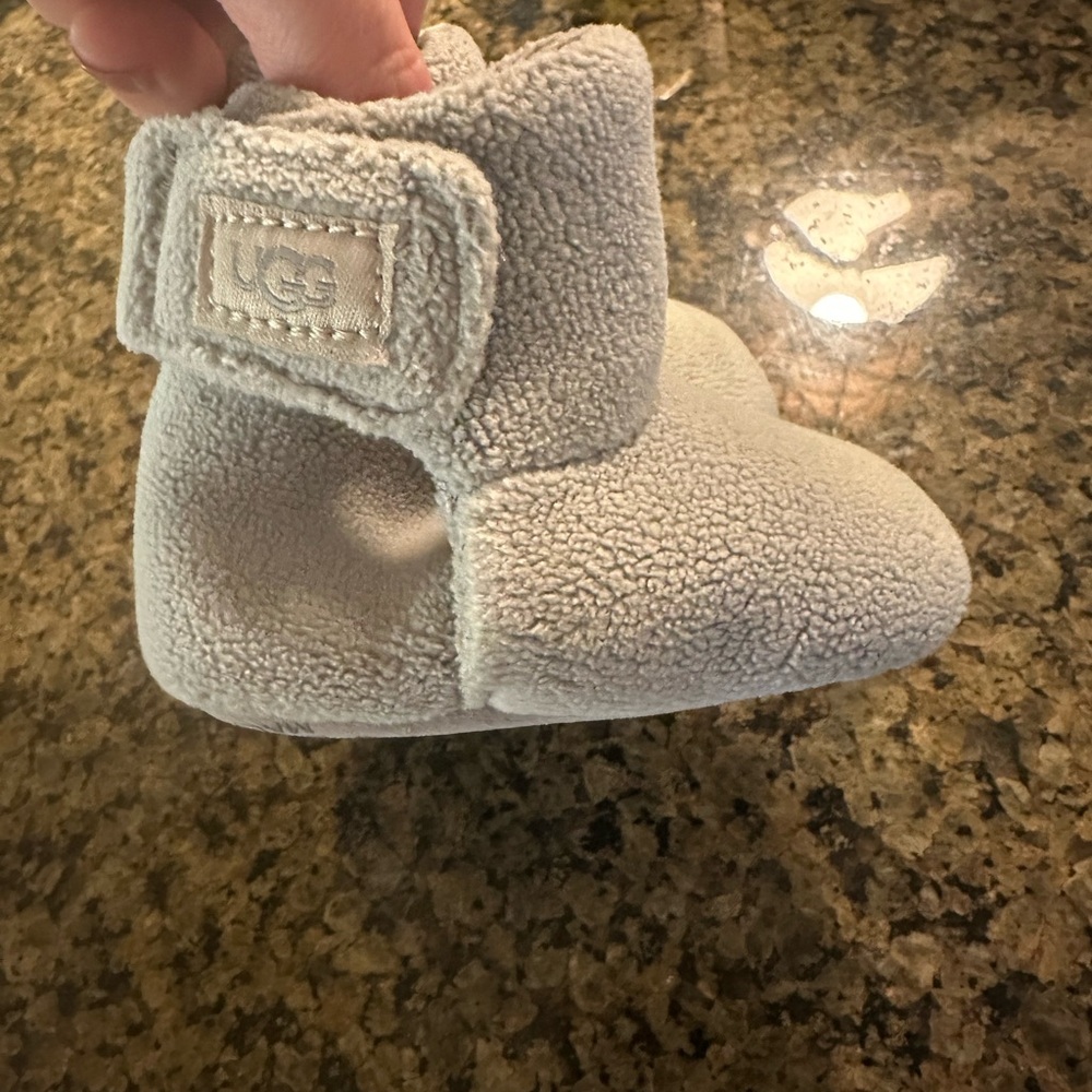 UGG Infant Booties in Soft Gray